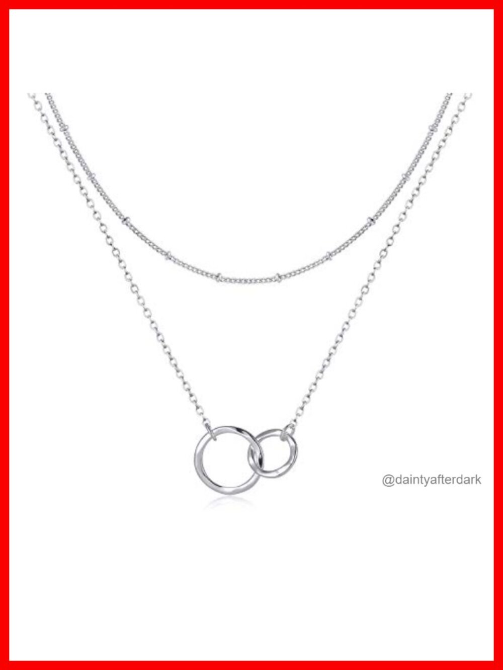 14K Gold Plated Layered Coin Circle Pendant Necklace Choker